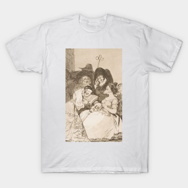 The Filiation by Francisco Goya T-Shirt by Classic Art Stall